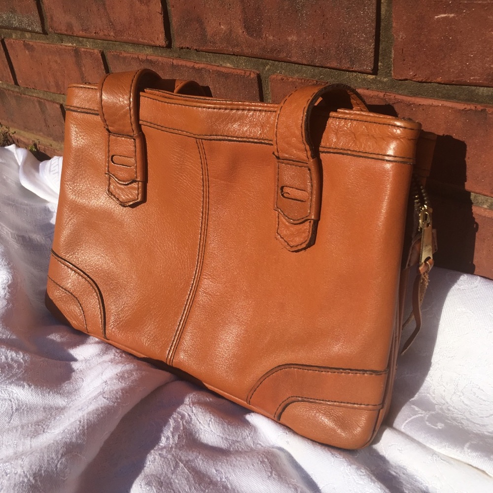 Vintage tan brown purse